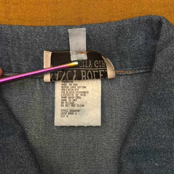 Vintage Nancy Bolen City Girl Lightweight Denim Jacket - Picture 12 of 12